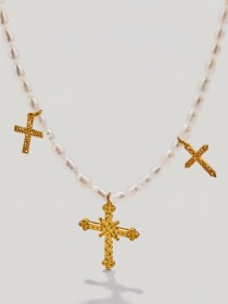 Pearls and Crosses | parijewel
