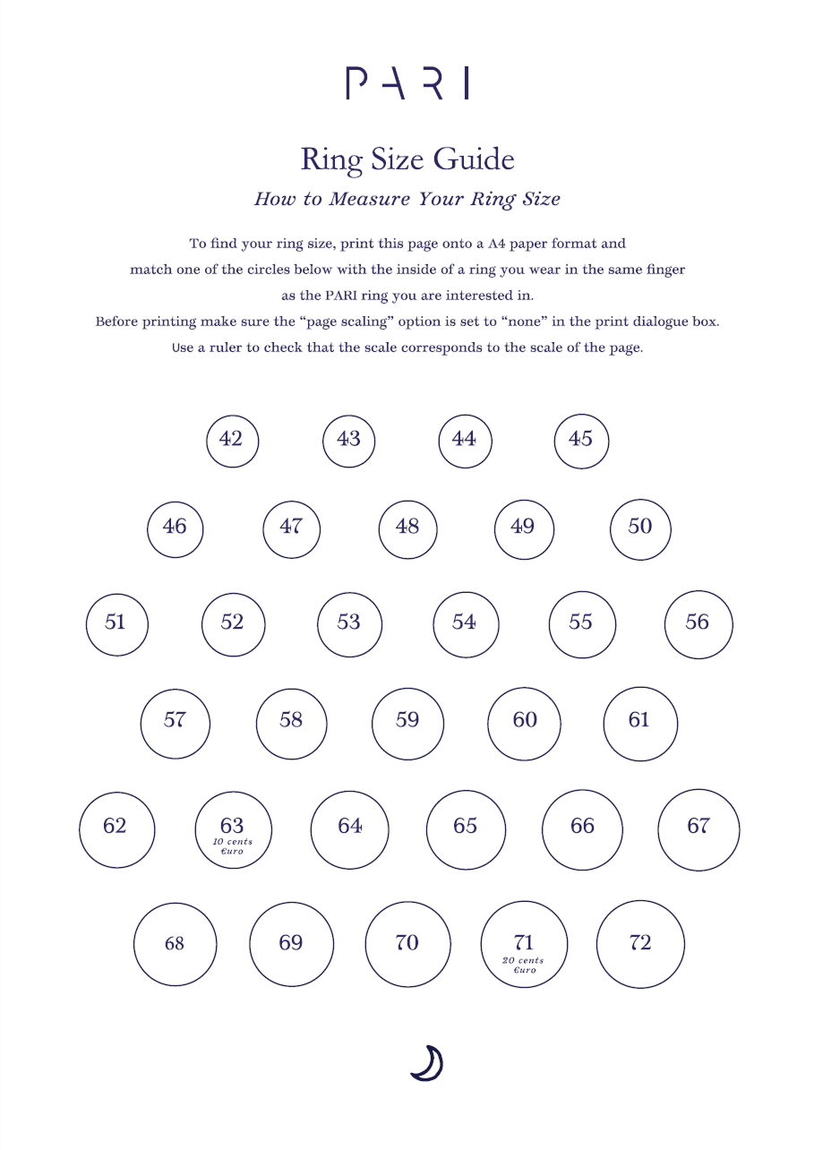 rings size guide